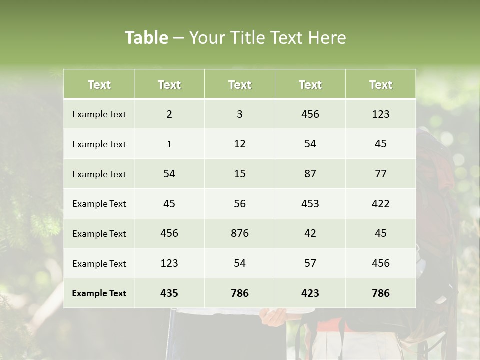 A Man And A Woman With Backpacks And A Map PowerPoint Template