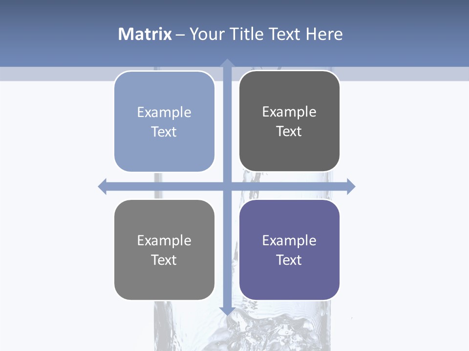 Water In Glass PowerPoint Template