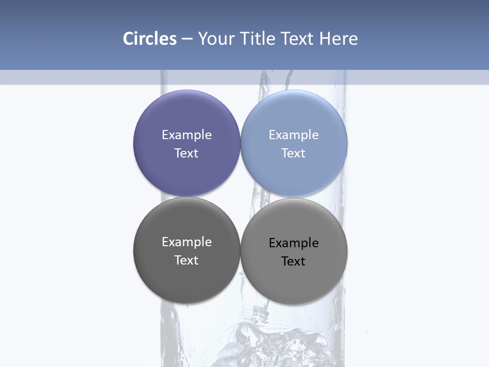 Water In Glass PowerPoint Template