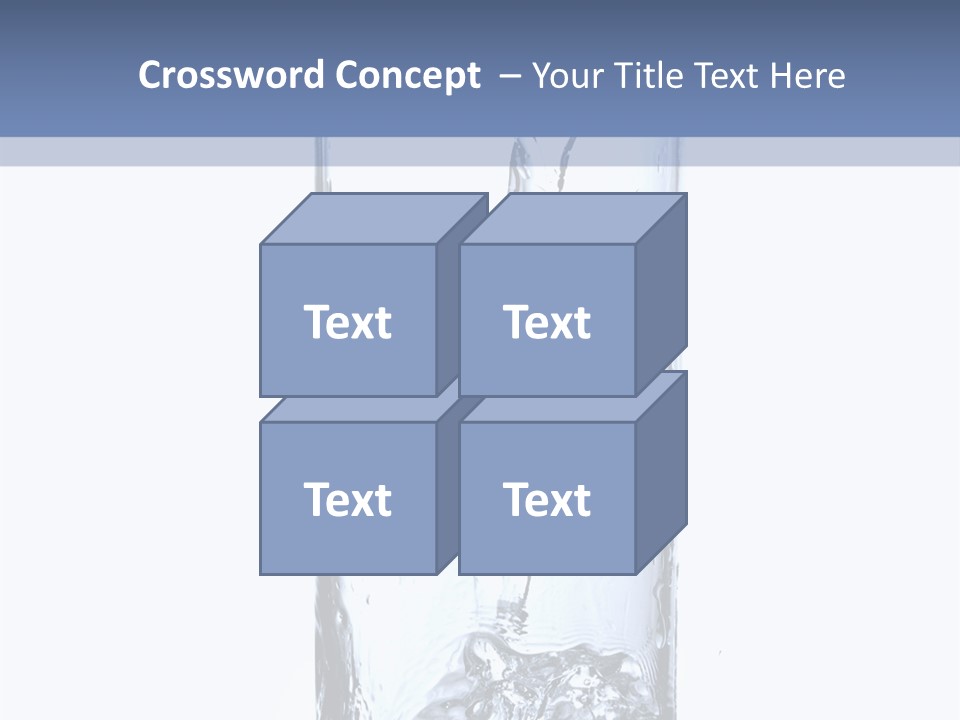 Water In Glass PowerPoint Template
