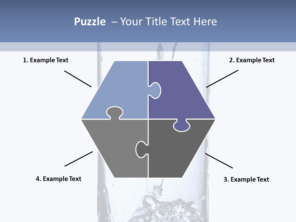 Water In Glass PowerPoint Template