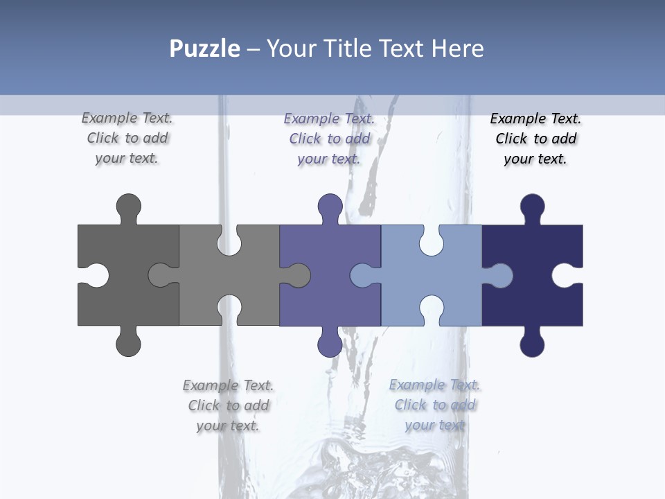 Water In Glass PowerPoint Template
