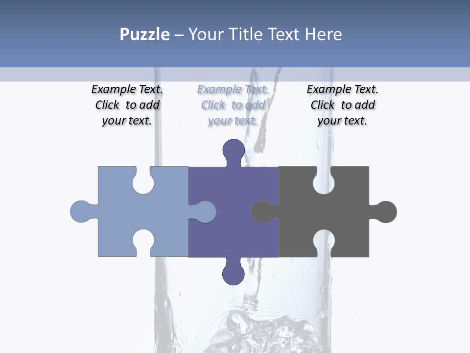 Water In Glass PowerPoint Template