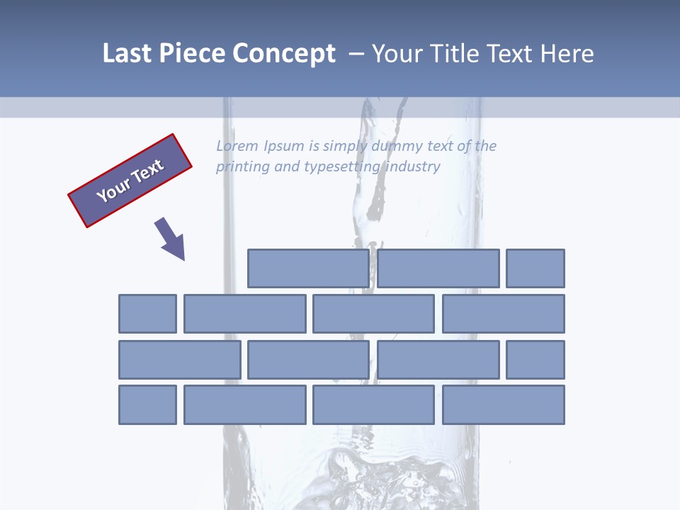 Water In Glass PowerPoint Template