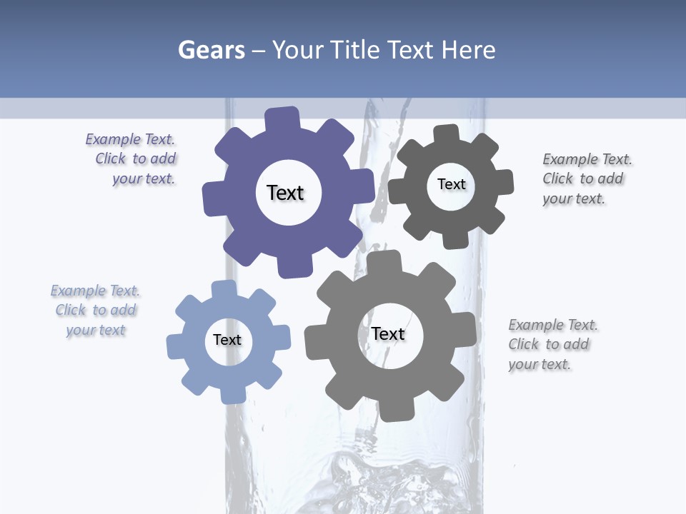 Water In Glass PowerPoint Template