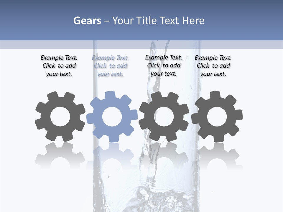 Water In Glass PowerPoint Template