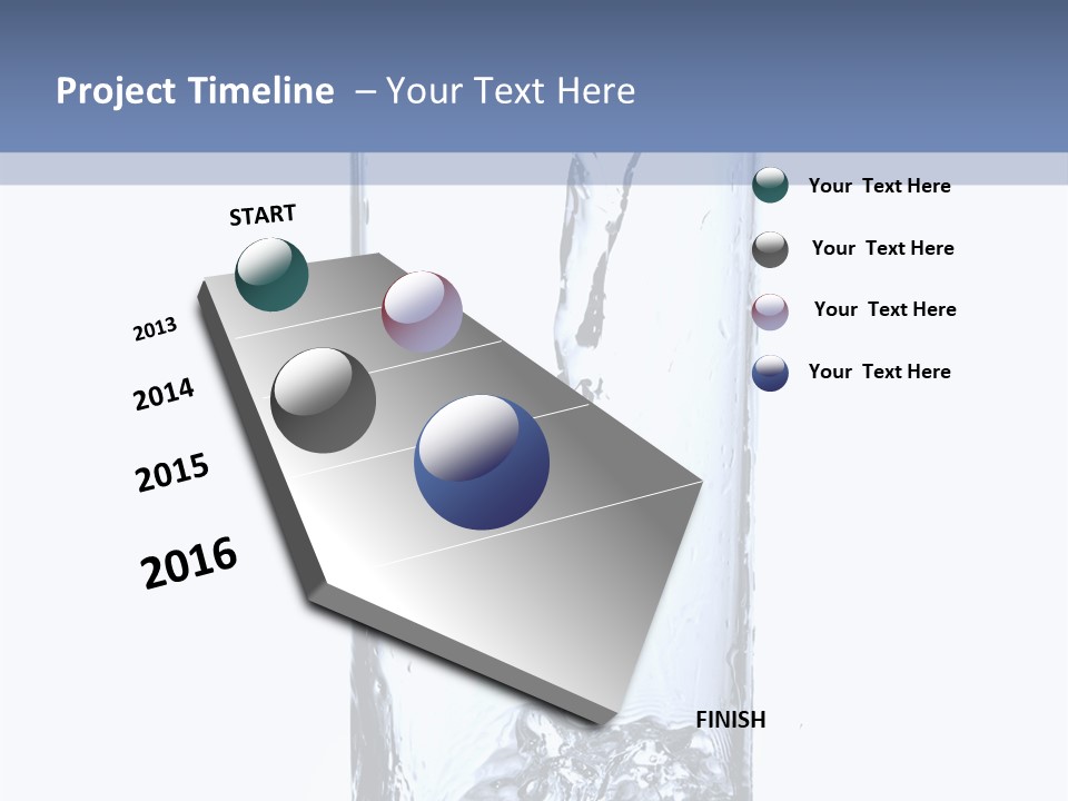 Water In Glass PowerPoint Template