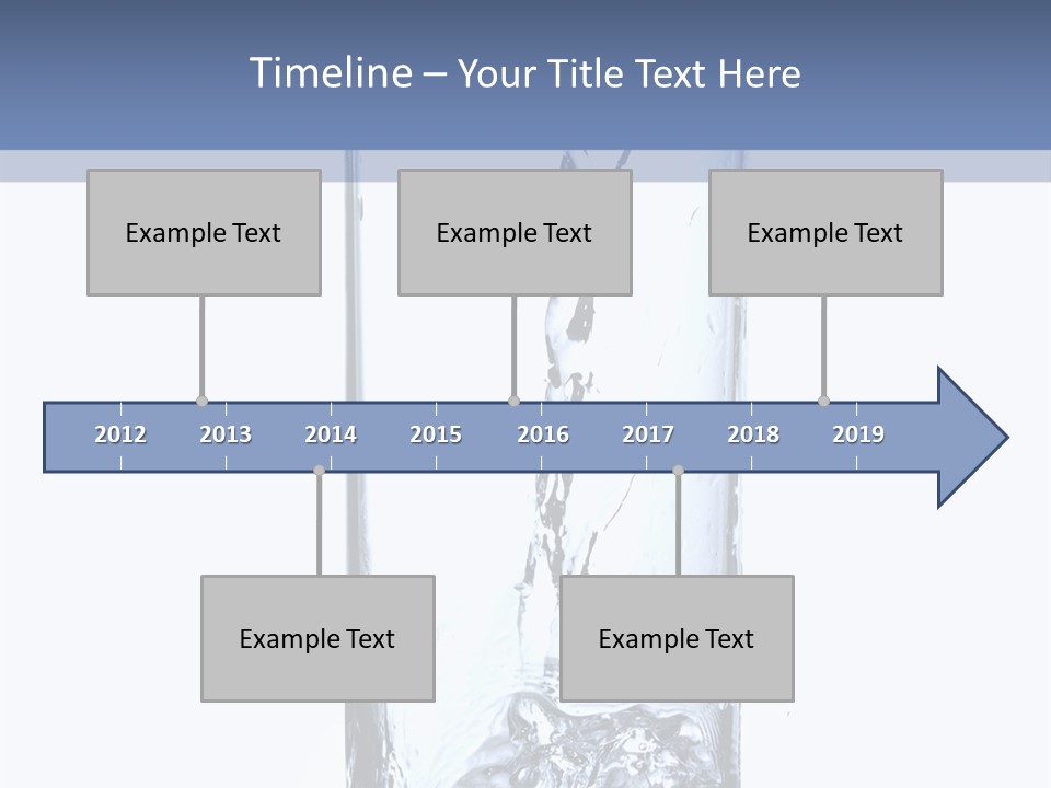 Water In Glass PowerPoint Template