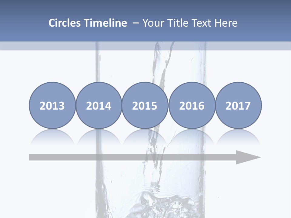 Water In Glass PowerPoint Template