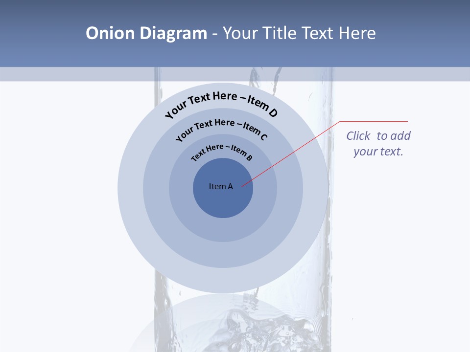 Water In Glass PowerPoint Template