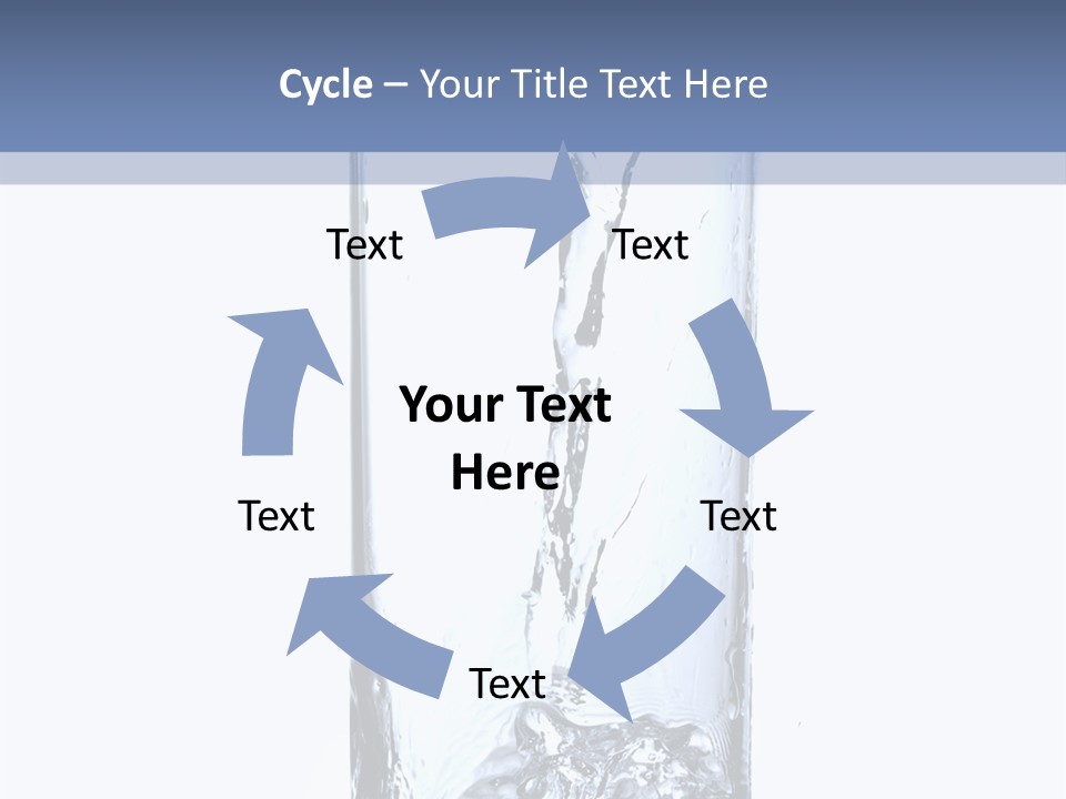 Water In Glass PowerPoint Template