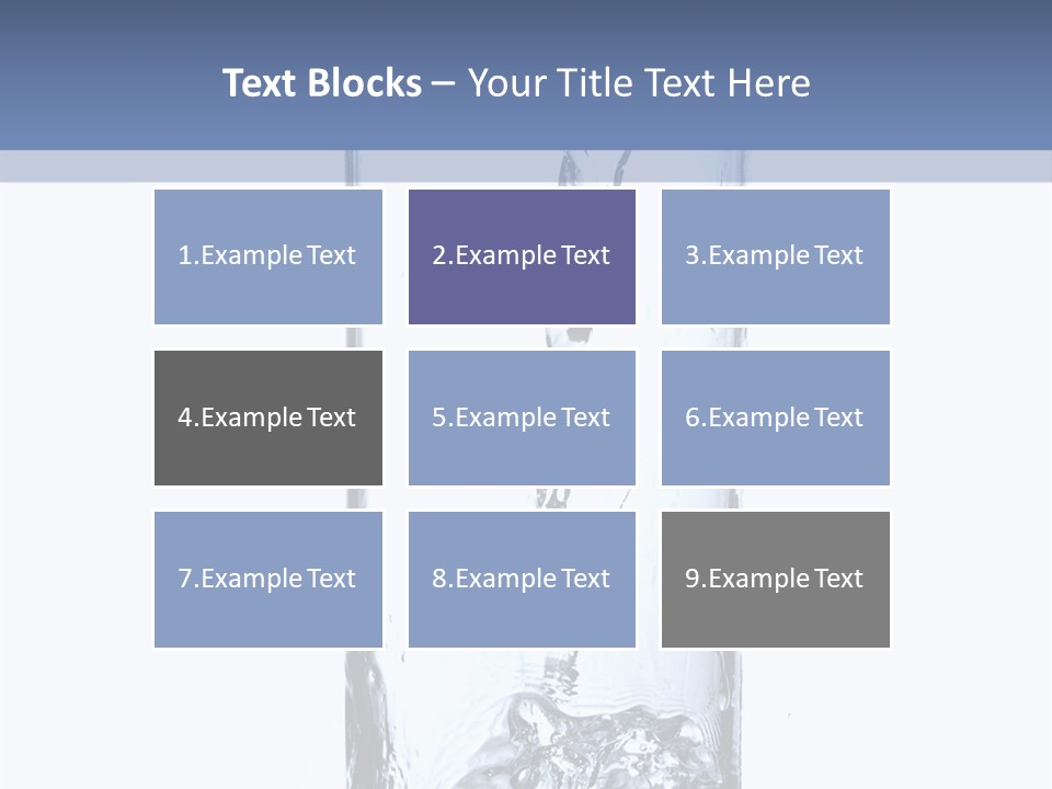 Water In Glass PowerPoint Template