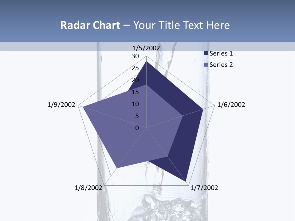 Water In Glass PowerPoint Template