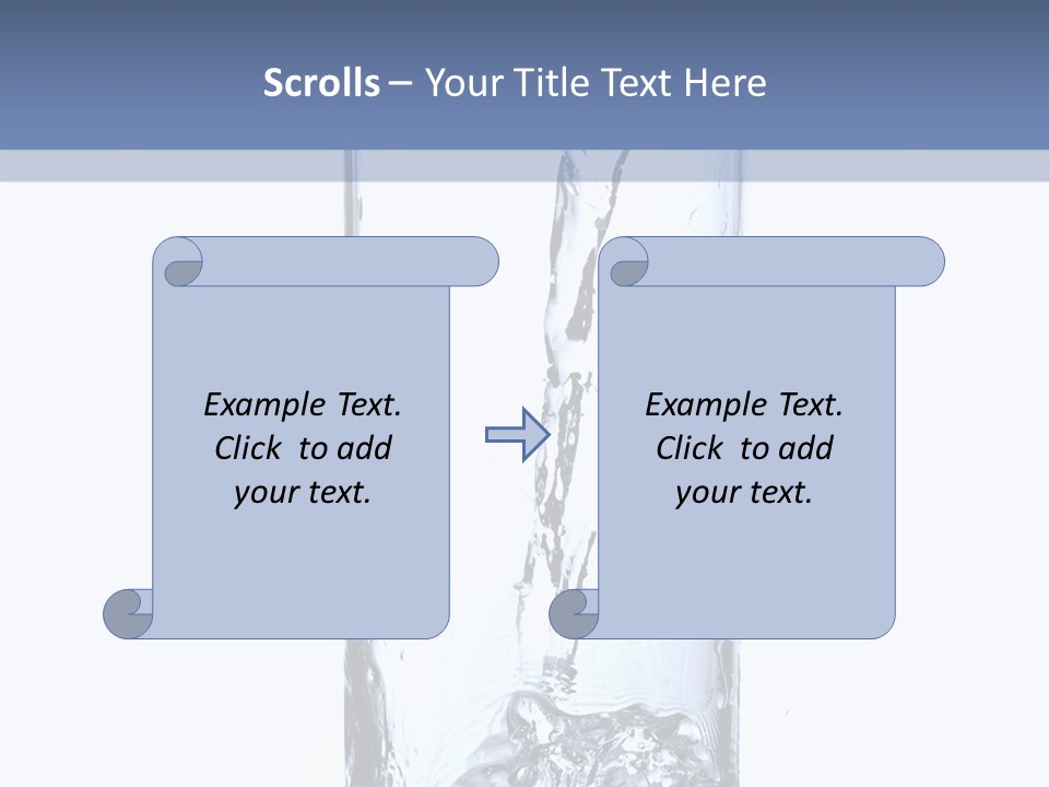 Water In Glass PowerPoint Template