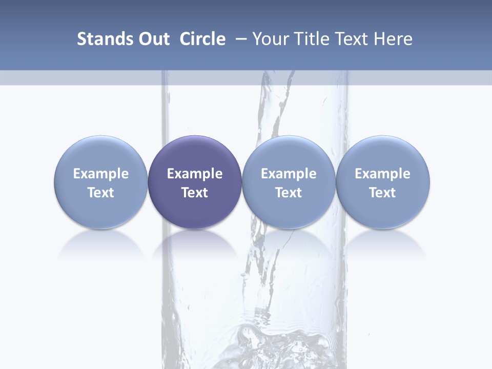 Water In Glass PowerPoint Template
