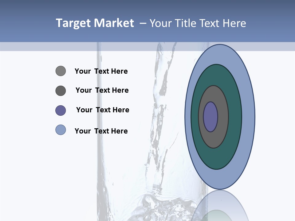 Water In Glass PowerPoint Template