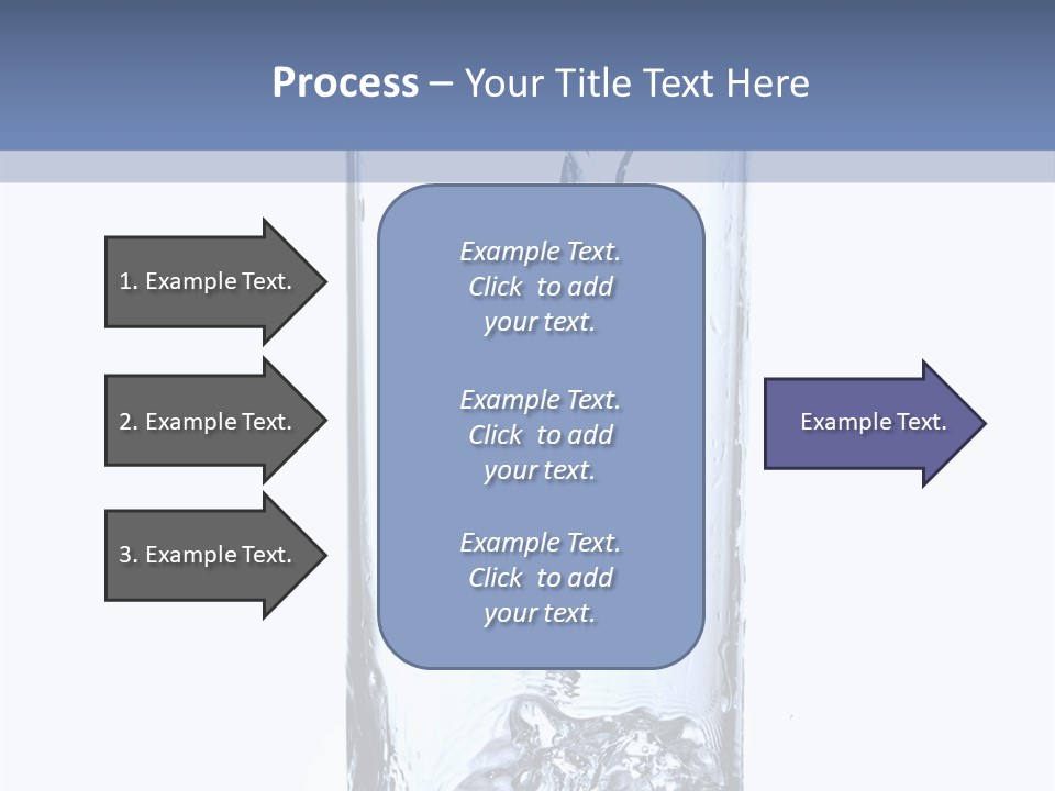 Water In Glass PowerPoint Template