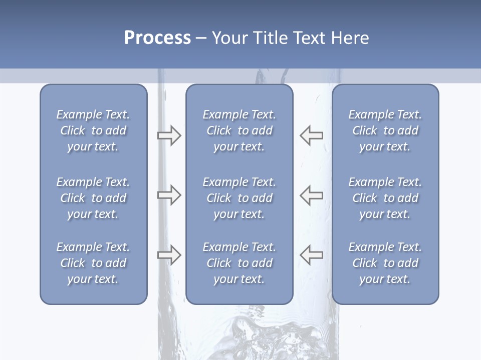 Water In Glass PowerPoint Template
