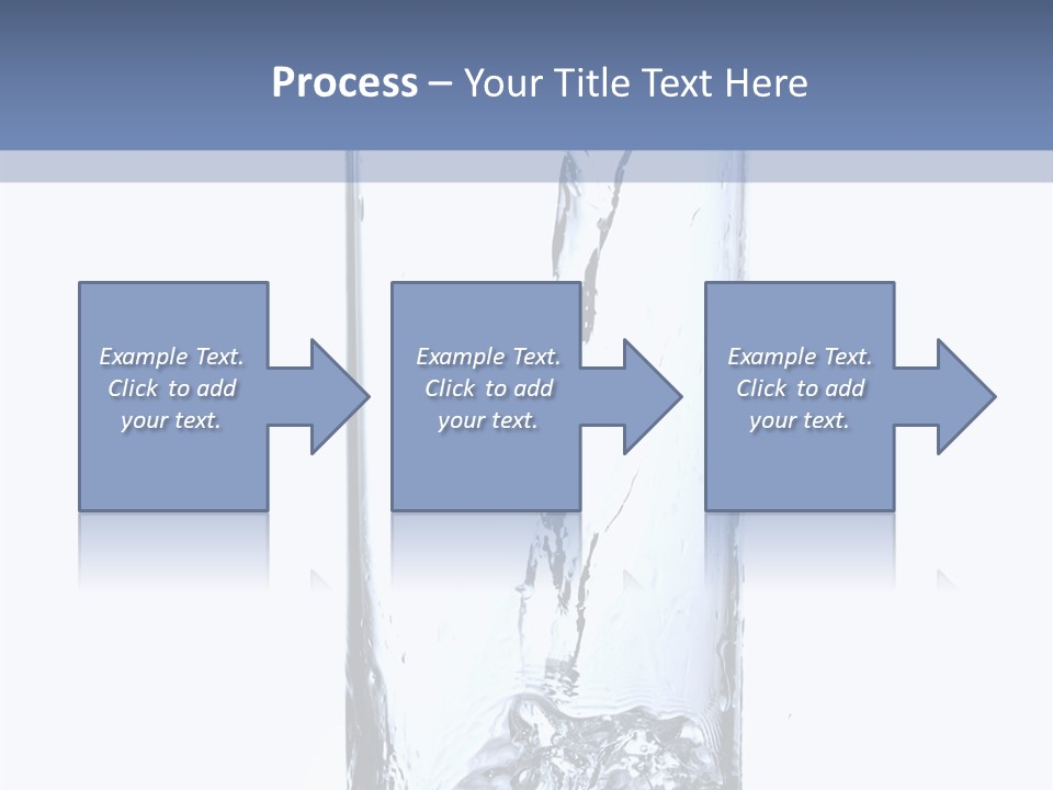 Water In Glass PowerPoint Template