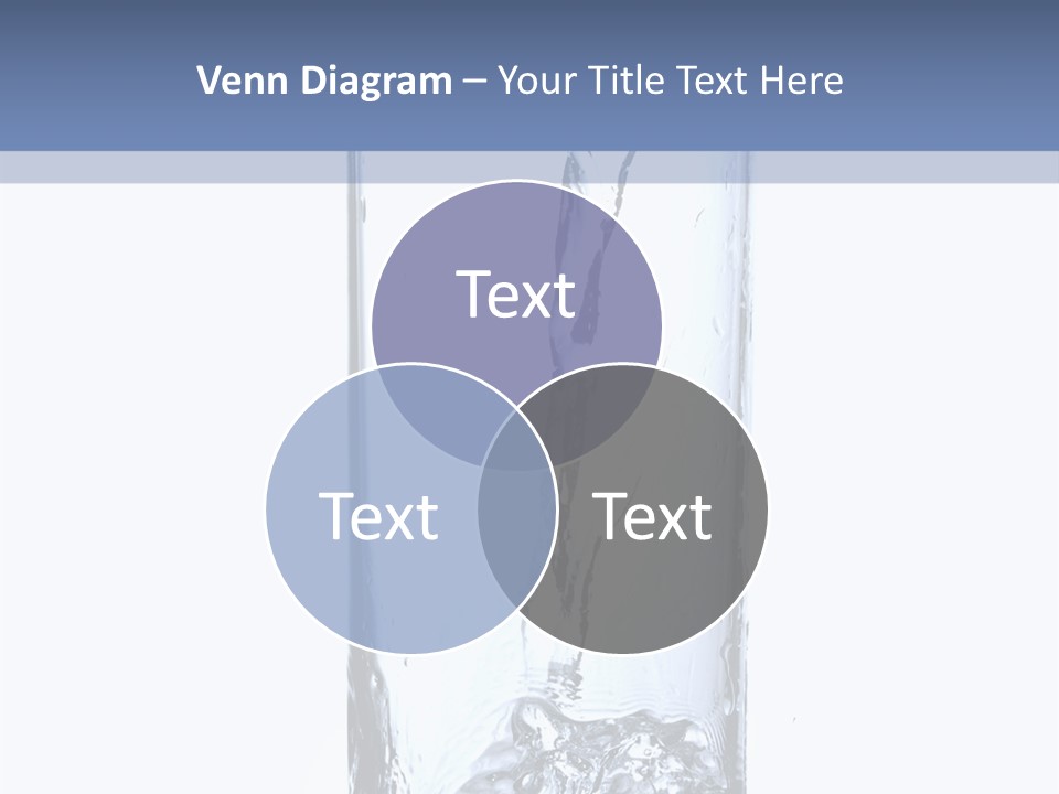 Water In Glass PowerPoint Template
