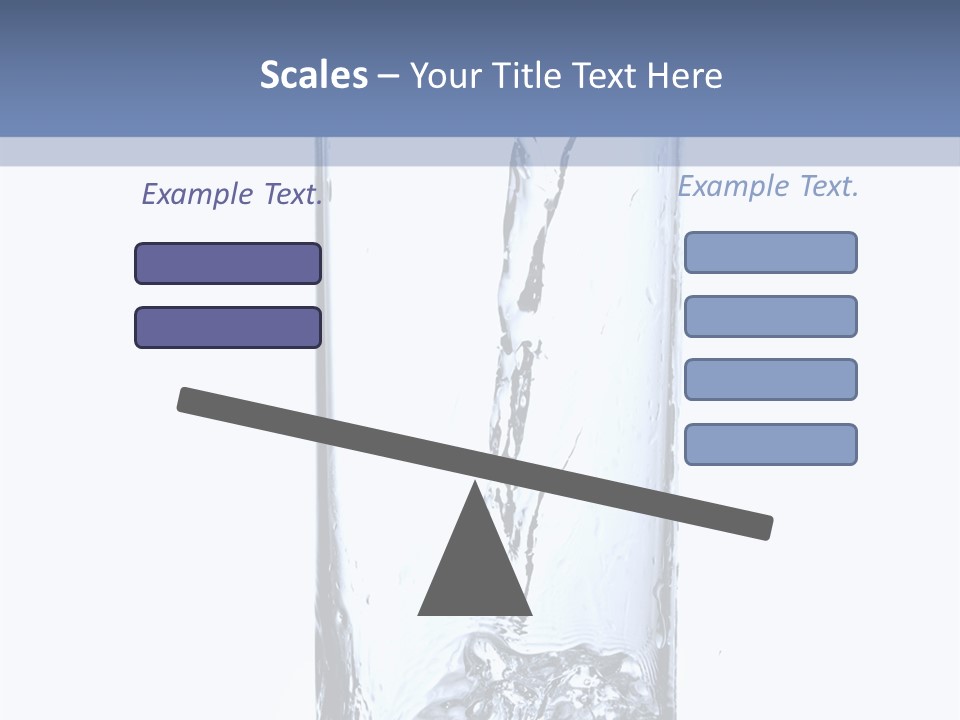 Water In Glass PowerPoint Template