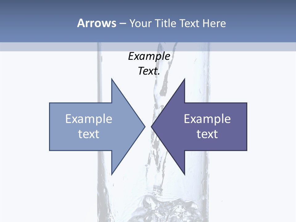Water In Glass PowerPoint Template