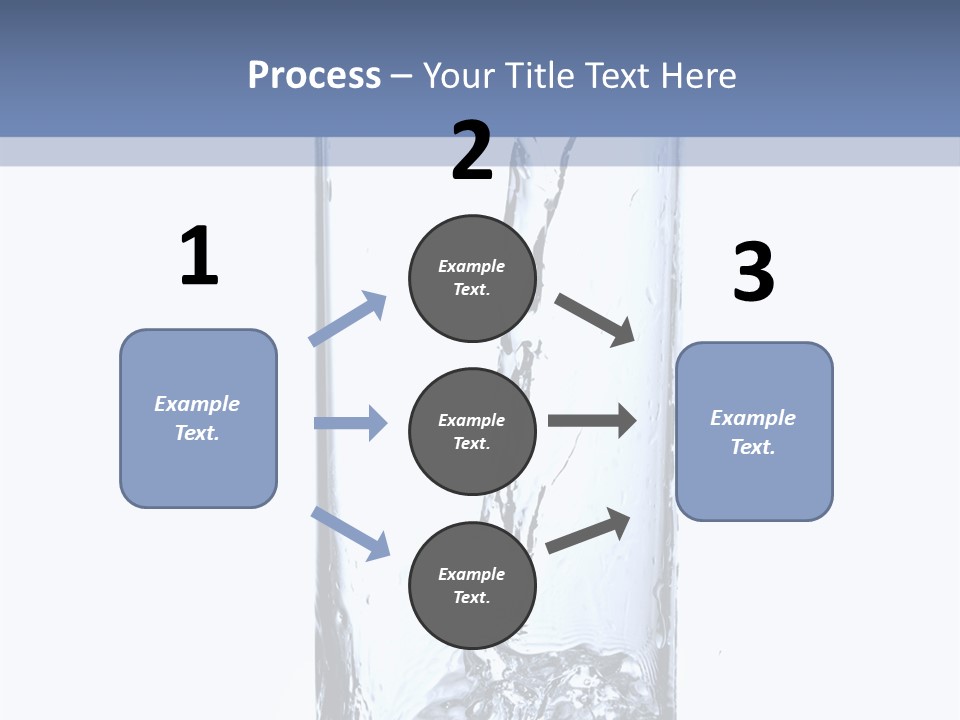 Water In Glass PowerPoint Template