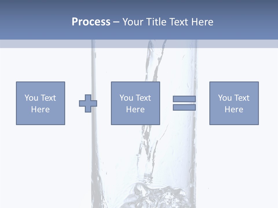 Water In Glass PowerPoint Template
