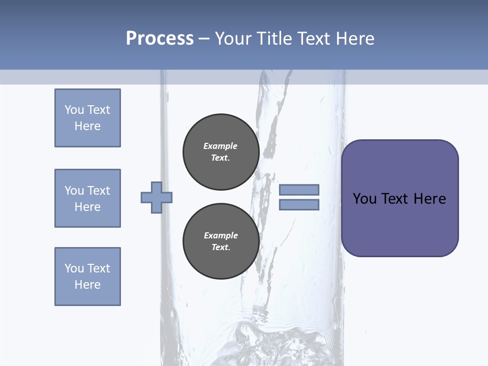 Water In Glass PowerPoint Template
