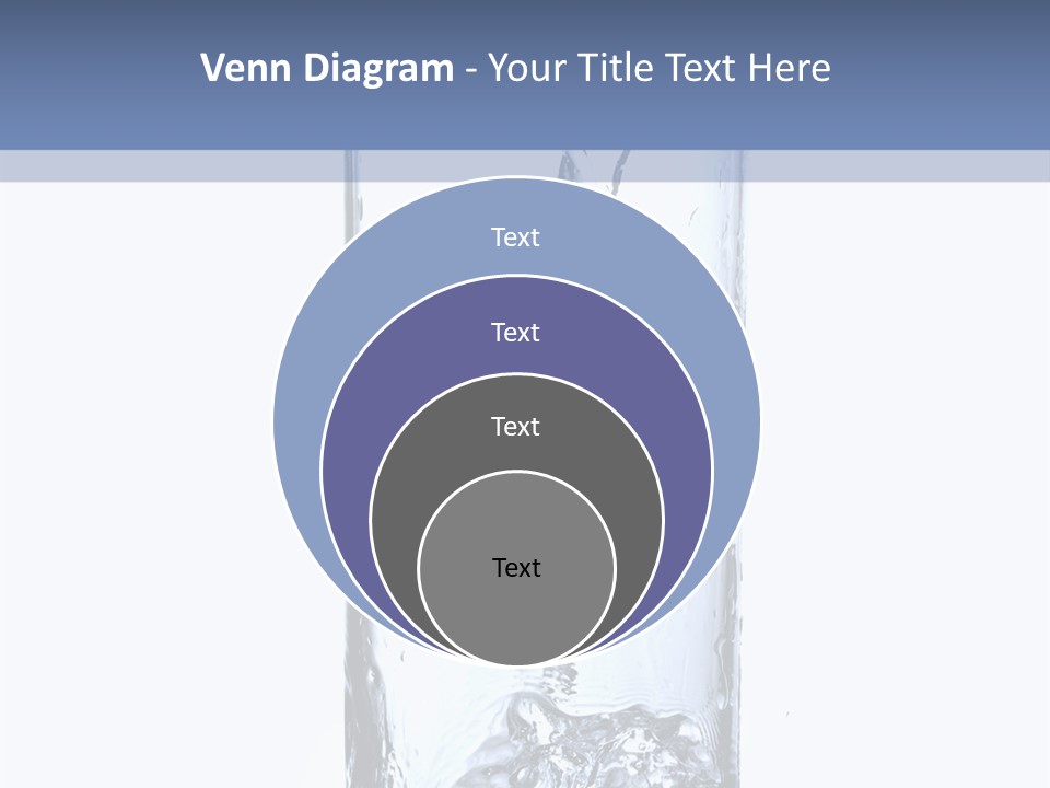 Water In Glass PowerPoint Template