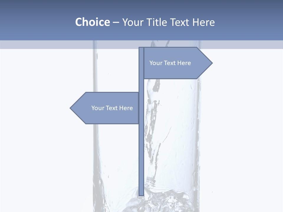 Water In Glass PowerPoint Template