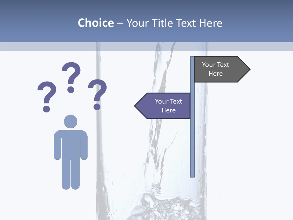 Water In Glass PowerPoint Template
