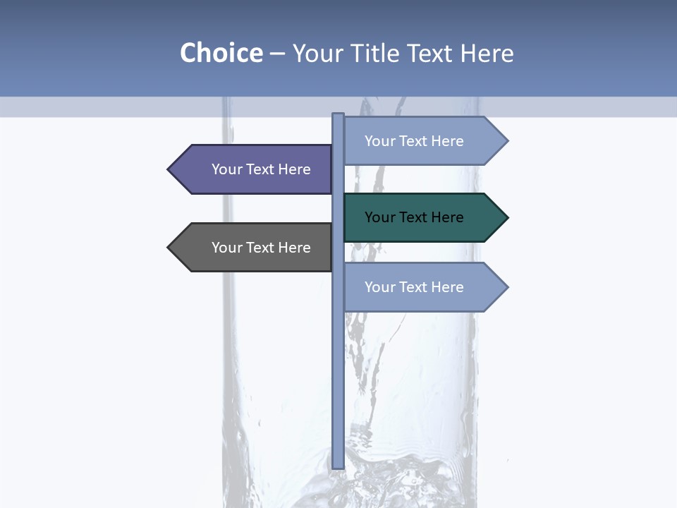 Water In Glass PowerPoint Template