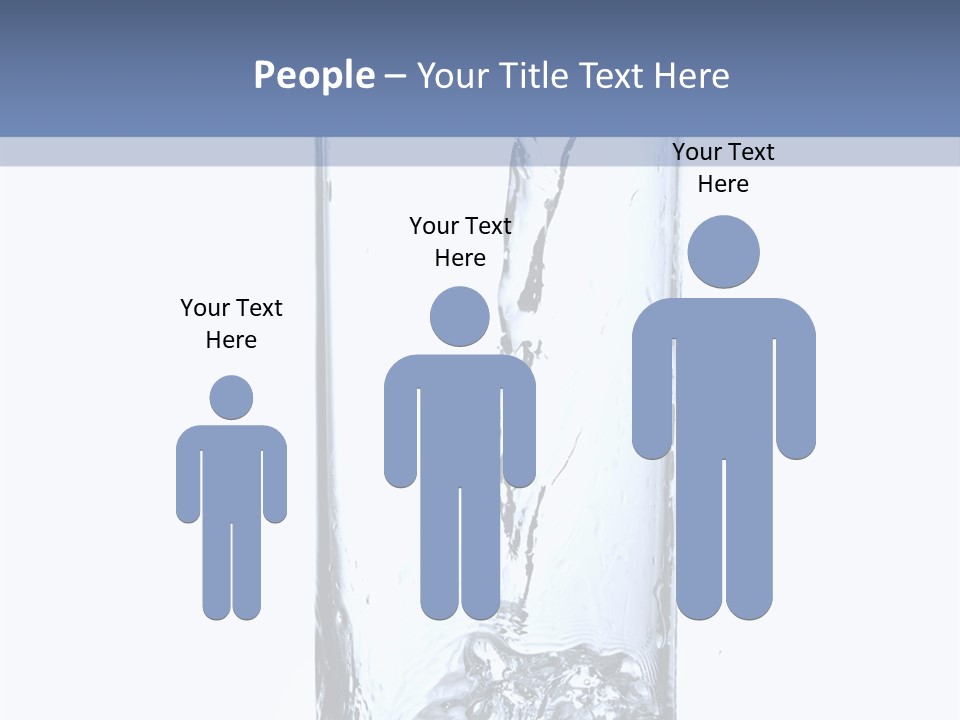 Water In Glass PowerPoint Template