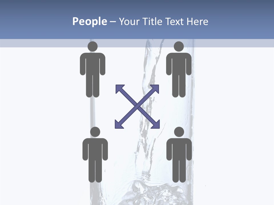 Water In Glass PowerPoint Template