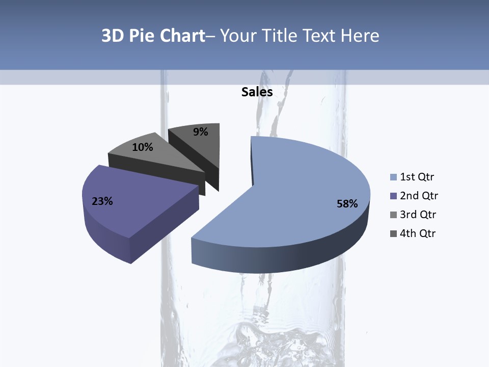 Water In Glass PowerPoint Template
