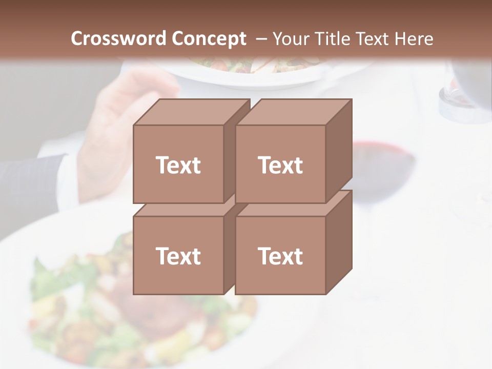 Snake From Rope On White Background PowerPoint Template