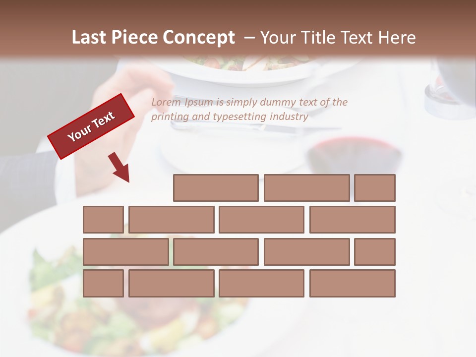 Snake From Rope On White Background PowerPoint Template