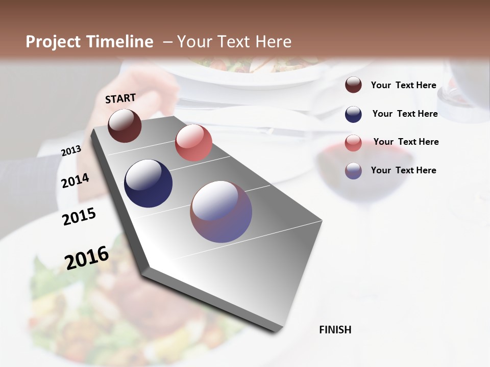 Snake From Rope On White Background PowerPoint Template