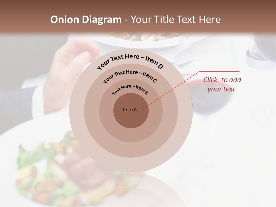 Snake From Rope On White Background PowerPoint Template