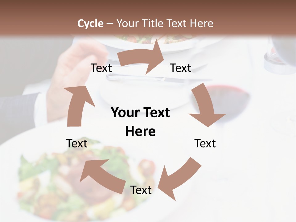 Snake From Rope On White Background PowerPoint Template