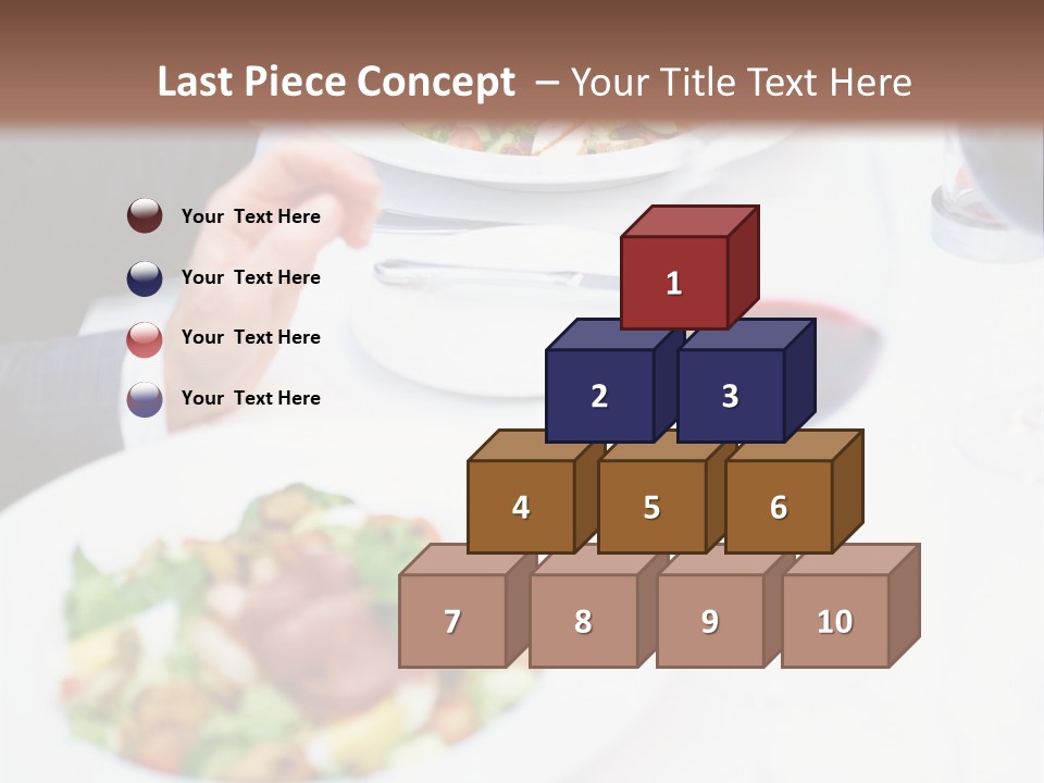 Snake From Rope On White Background PowerPoint Template