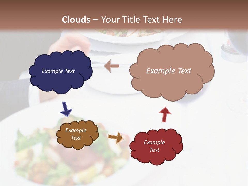 Snake From Rope On White Background PowerPoint Template