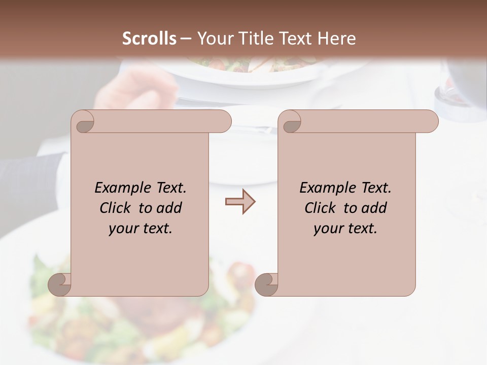 Snake From Rope On White Background PowerPoint Template