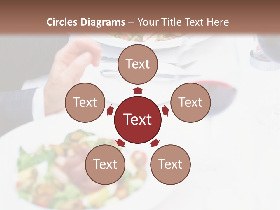 Snake From Rope On White Background PowerPoint Template