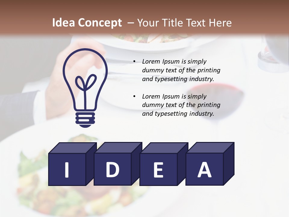 Snake From Rope On White Background PowerPoint Template