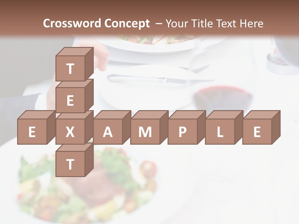 Snake From Rope On White Background PowerPoint Template