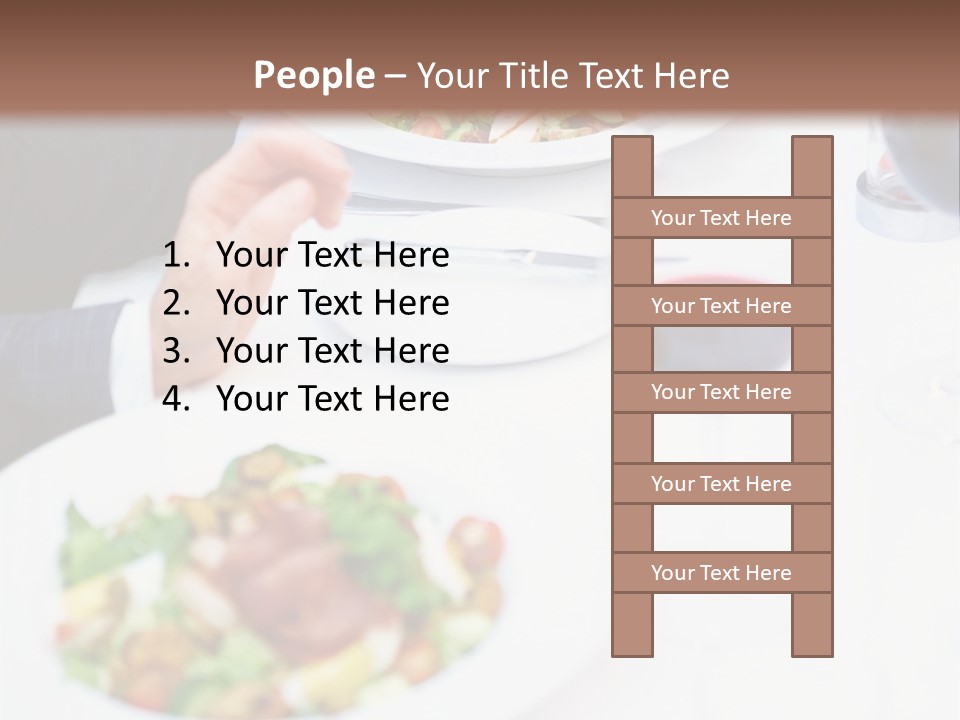 Snake From Rope On White Background PowerPoint Template