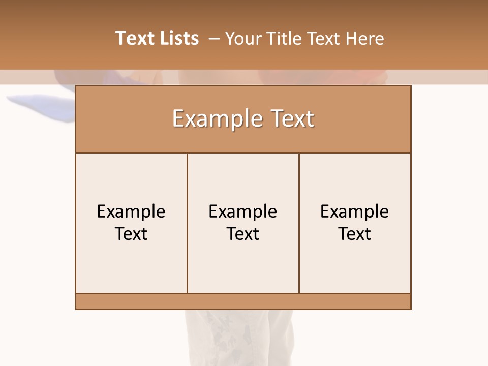 Boy Playing With Blue And Red T-Shirt . PowerPoint Template