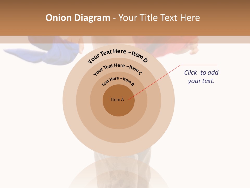 Boy Playing With Blue And Red T-Shirt . PowerPoint Template